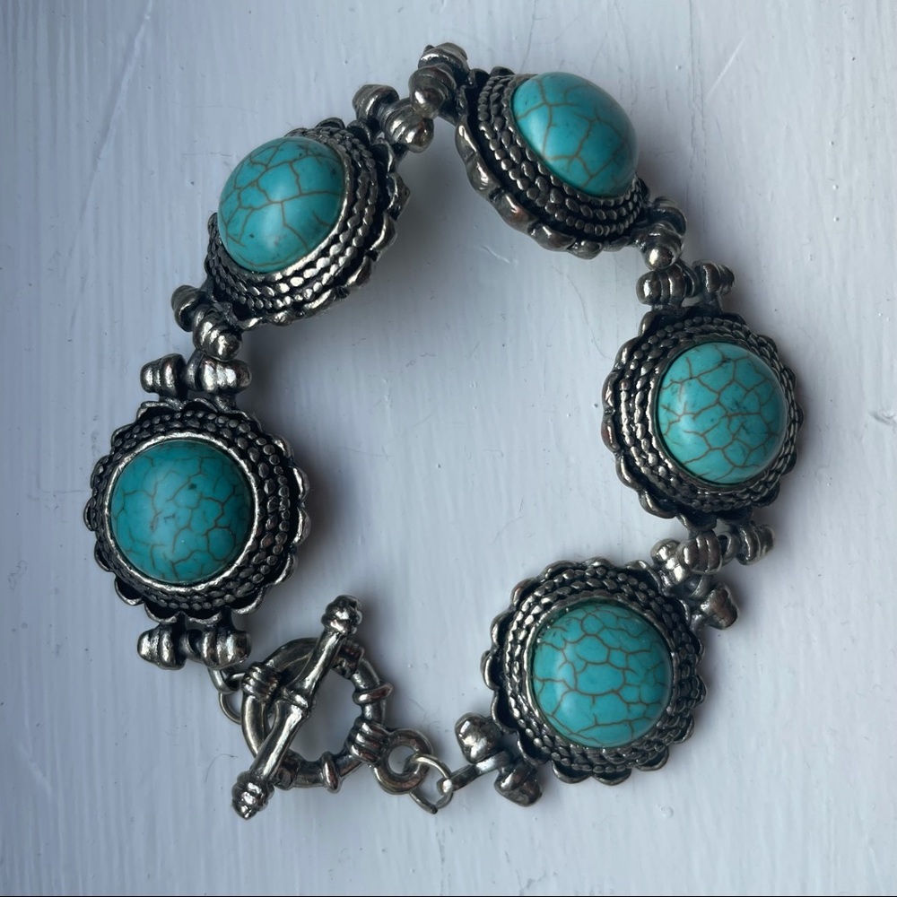 Two Turquoise Bracelets - Picture 2 of 7